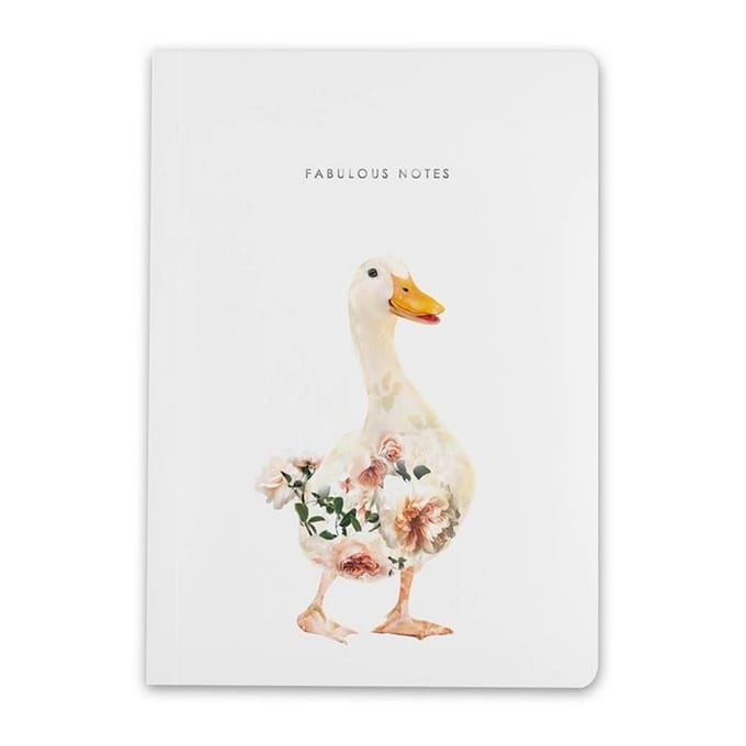 A5 Luxe Notitieboek - Eend - Gelinieerd