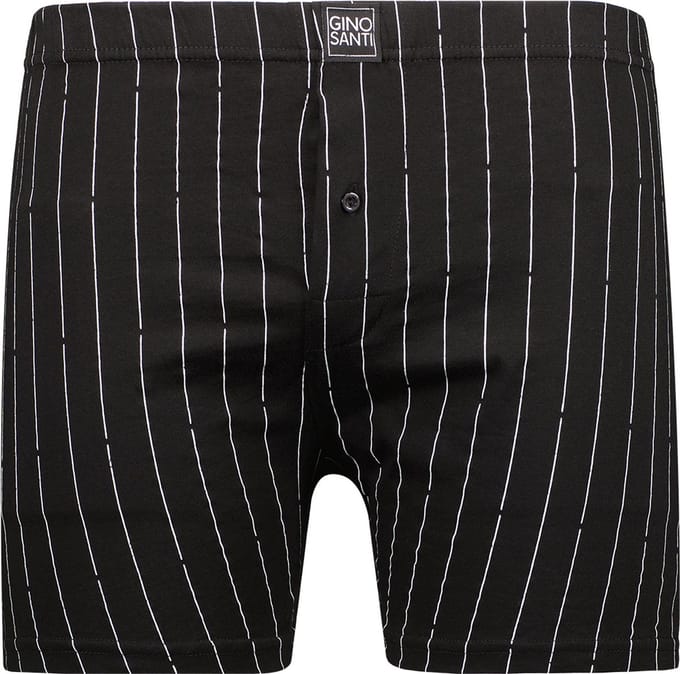 Gino Santi Klassieke boxer Zwart Pin Stripe | Maat S