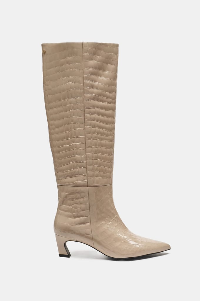 Fabienne Chapot Strega Boot Creme Brulee Maat: 37 | Laarzen Outlet | Dames | Beige