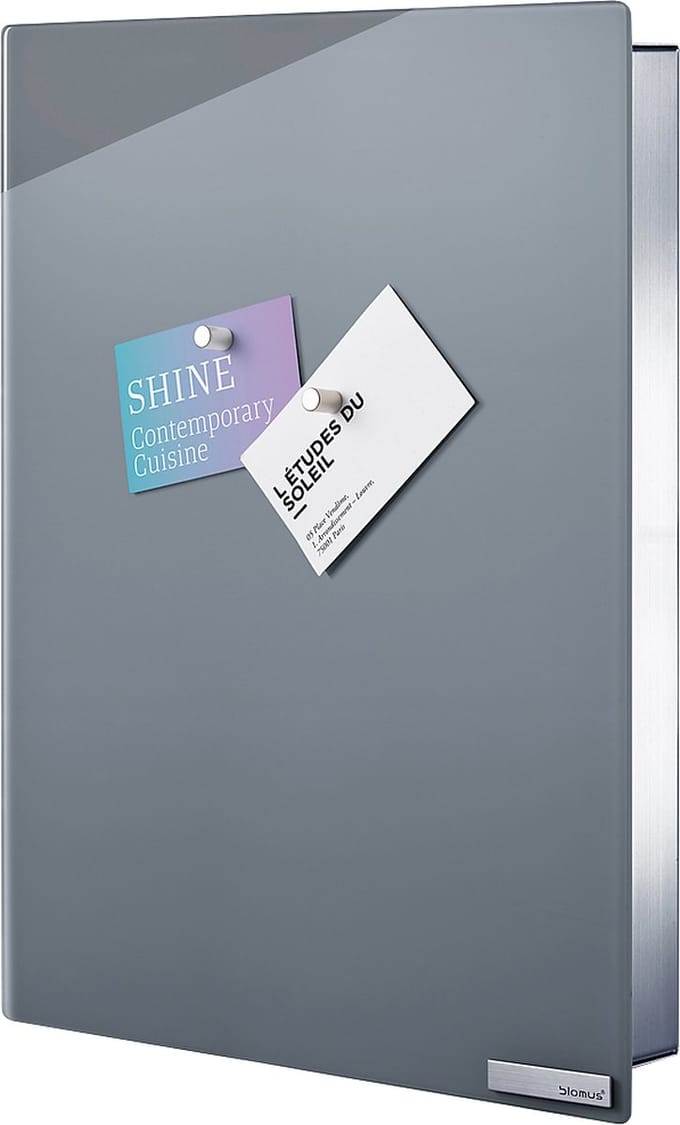 Blomus sleutelkastje Velio met magneten 40x30 cm grijs