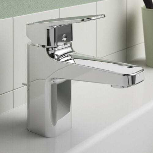 Ideal Standard CeraPlan - Wastafelkraan met waste, BlueStart, chroom BD215AA