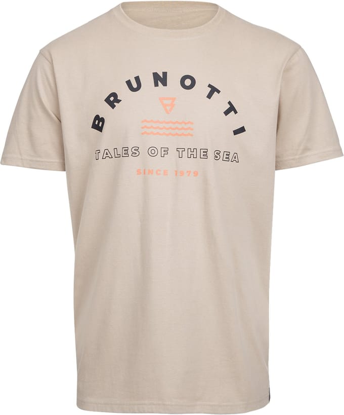 Brunotti - Leeway - T-Shirt Feather Grey - 100% Katoen - Regular Fit - L