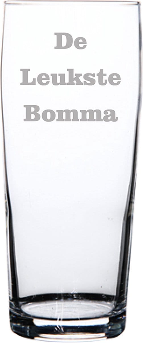 Bierfluitje gegraveerd - 19cl - De Leukste Bomma