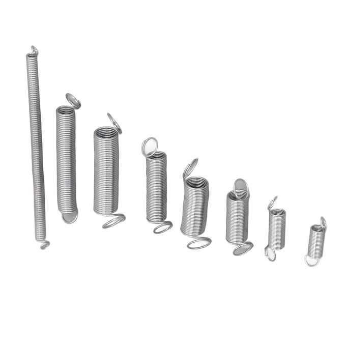 200 Stuks Veer Verlenging Compressie Assortiment Accessoire Set Kit voor Onderhoud DIY white