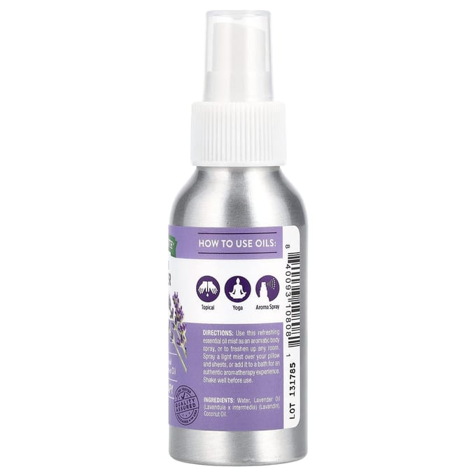 Nature'S Truth, Essential Oil Topical Mist, Rejuvenating Lavender, 71 Ml (2.4 Fl Oz)