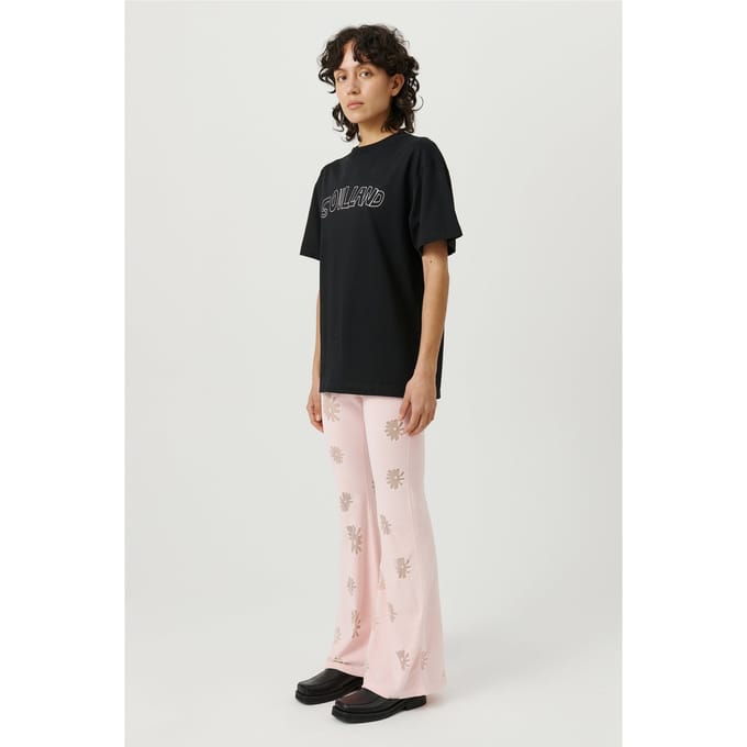Soulland Haven Pants Pink Multi Größe: M/L | Ausgestellte Hosen Outlet | Unisex | Rosa