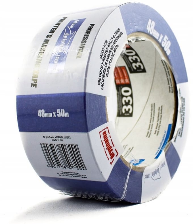 Blue Dolphin Professionele Verf Tape - 48mm - UV-bestendig - Oplosmiddelvrij - 50m
