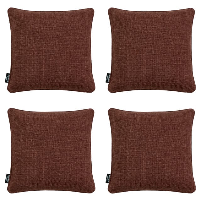 Madison - Sierkussen Nola bordeaux - 60x60x10cm - Set van 4