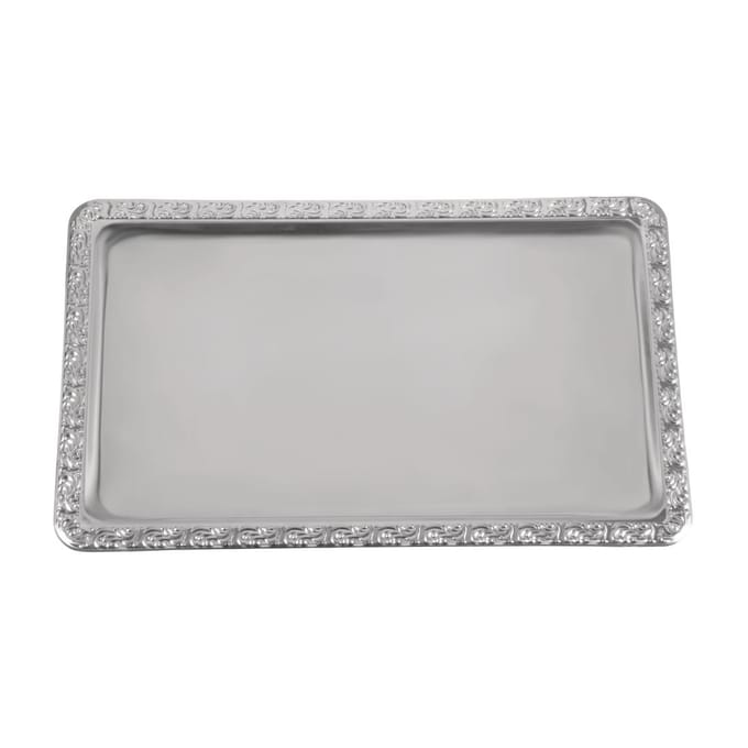 APS Serveerschaal - RVS - 53 x 32,5 cm - Vaatwasserbestendig - Breukvast - Stapelbaar