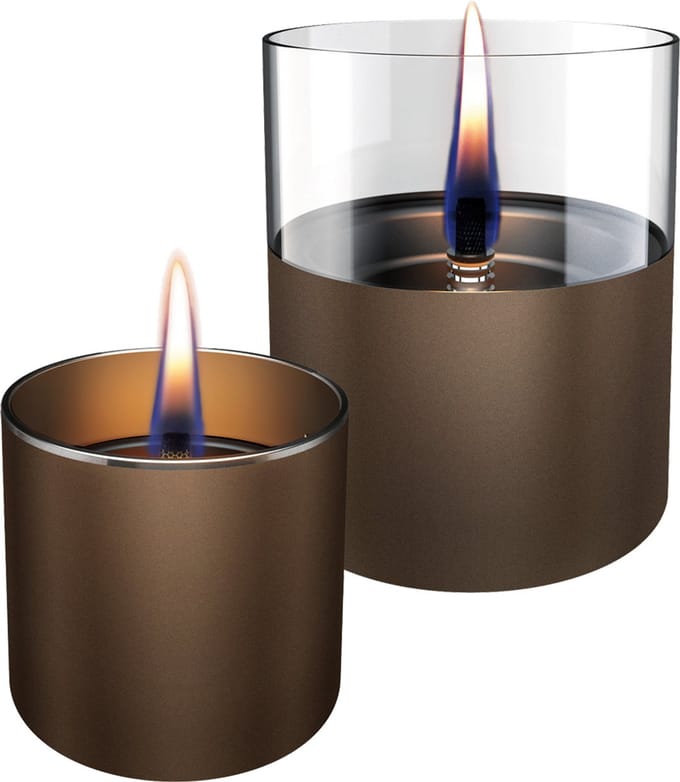 Tenderflame Lilly 8 & 10 Tafelvuur - chocolate - Giftset