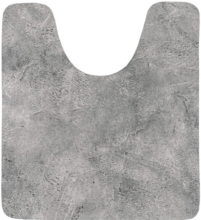 Tendance Toiletmat/wc mat Calm Concrete - antislip - 45 x 50 cm - badkamer
