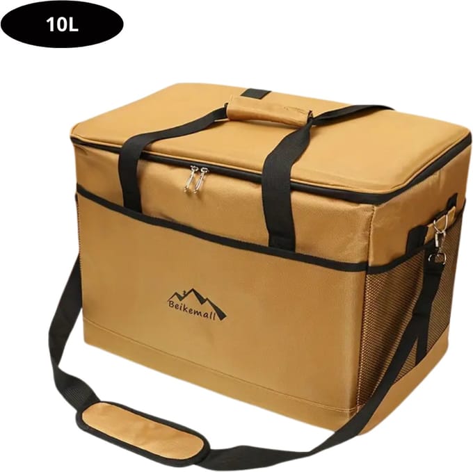 Nivard Koeltas - Koelbox - Koelelementen - Coolbox - Auto - Lunchtas - Strand - Bruin 10L