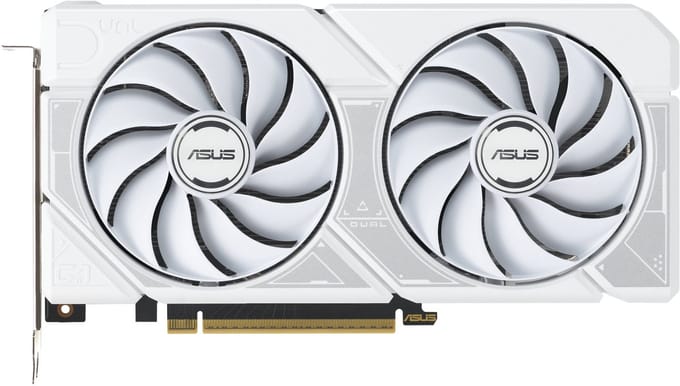 ASUS GeForce RTX 5060 Ti DUAL OC White - 8GB GDDR7 RAM - Grafische kaarten
