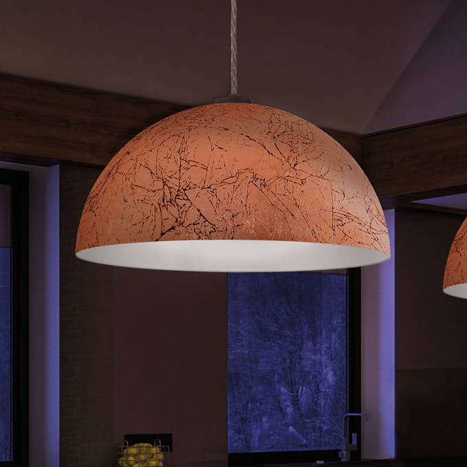 austrolux Hanglamp Cult Vintage, koper, Ø 40 cm