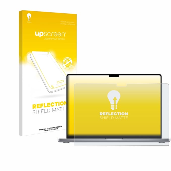 upscreen - Screenprotector voor Apple MacBook Pro 16" 2021 - Folie Beschermfolie anti glare matte