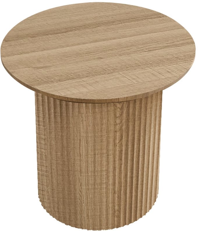 Salontafel 'Lagos' 50cm Rond Decor Eik Naturel