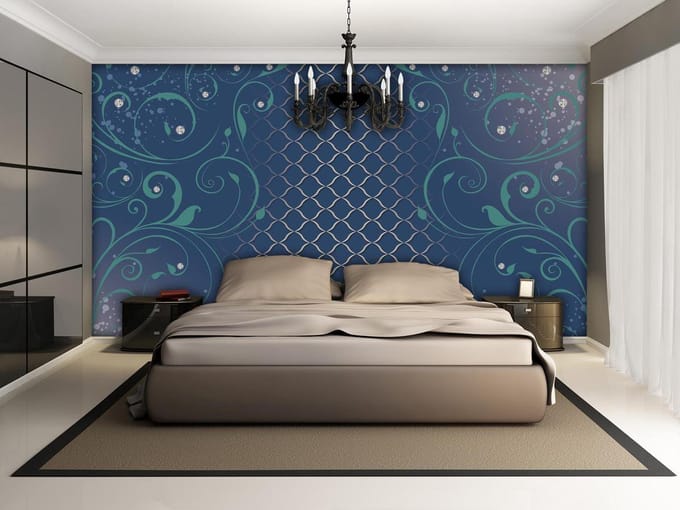 Poster | Blauw , Groen | 104 x 70,5 cm