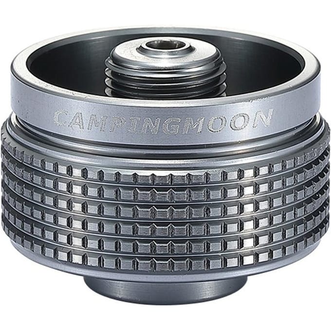 CAMPINGMOON Cilinderadapter Aluminiumlegering Buitenkachels Adapter Camping Kachel Connector Adapter zilver