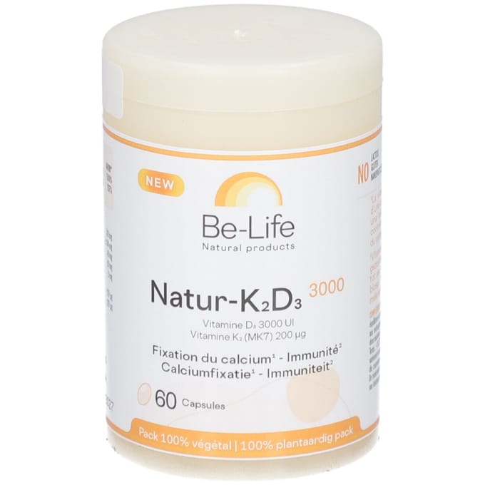 Be-Life Natur K2D3 3000 60 Capsules