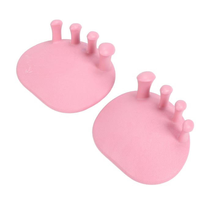 2pcs Toe Separator Large Friction Force 30 degrees  Meniscus Soles Dot Grid Design Portable Practical Body blauw