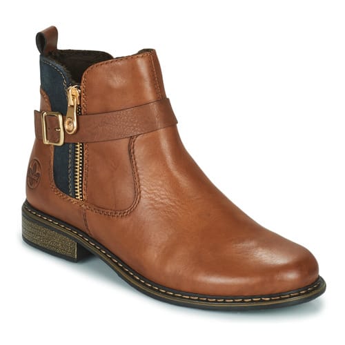 RIEKER Z4959-22 Enkellaarsje cognac maat 36