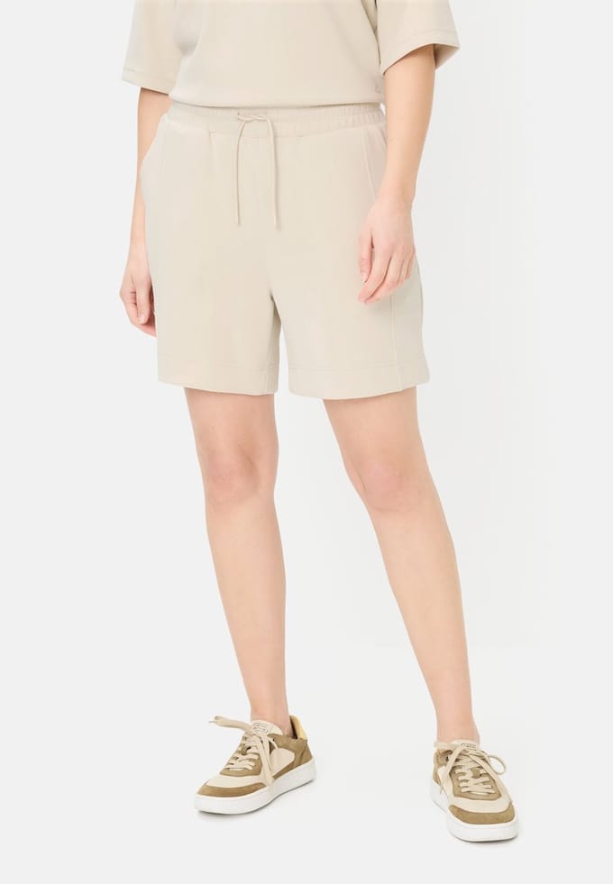 camel active Broek met trekkoord - Maat womenswear-S - Parelwit