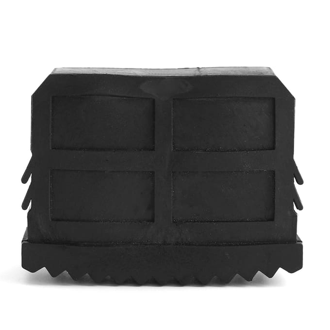 2 Pièces/Paire Caoutchouc Antidérapant Remplacement Pieds d'Échelle de Marche Pied Tapis Coussin Semelle Noir blanc