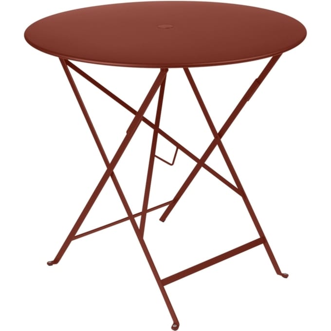 Fermob BISTRO klaptafel rond - 20 okerrood - Ø 77 cm