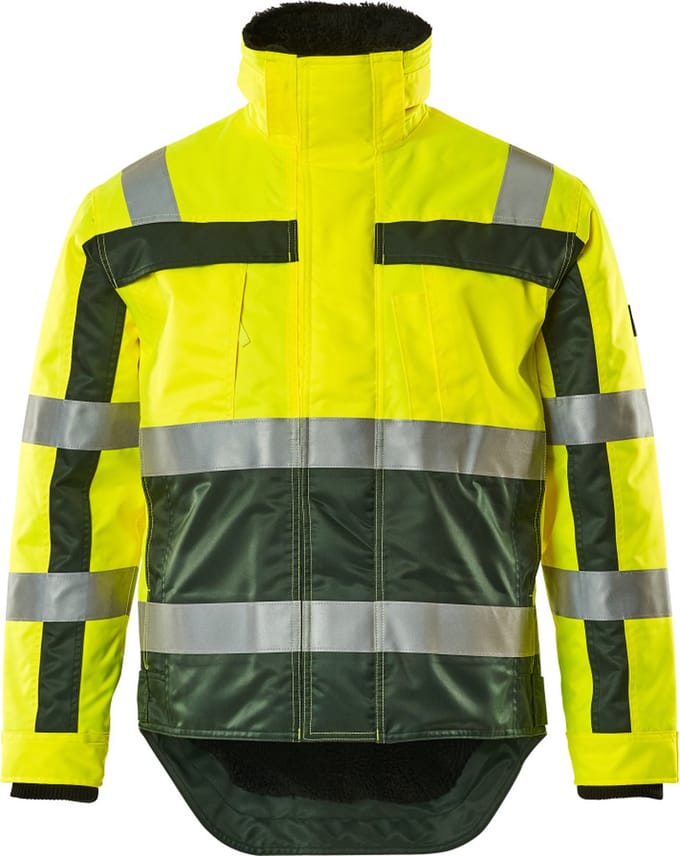 Mascot Safe Compete Winterjas 07223-880 - hi-vis geel/groen - L