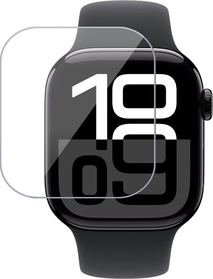 Screenprotector geschikt voor Apple Watch Series 10 46mm - Folie Screen Protector Apple Watch Series 10 46mm