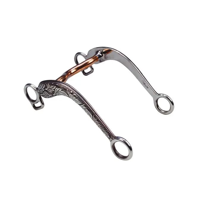 Bit voor paarden met ovale schachten Feeling