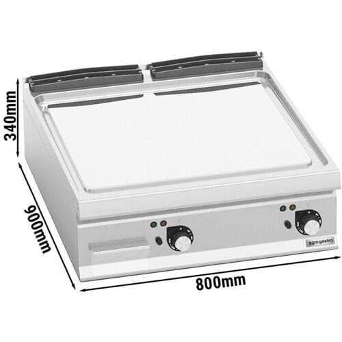 GGM Gastro Elektro Bratplatte - 13,2 kW - Glatt