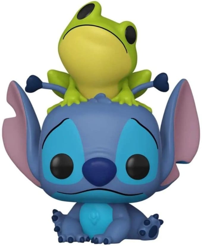 Lilo & Stitch Stitch with Frog vinylfiguur 986 Funko Pop! standaard PVC -