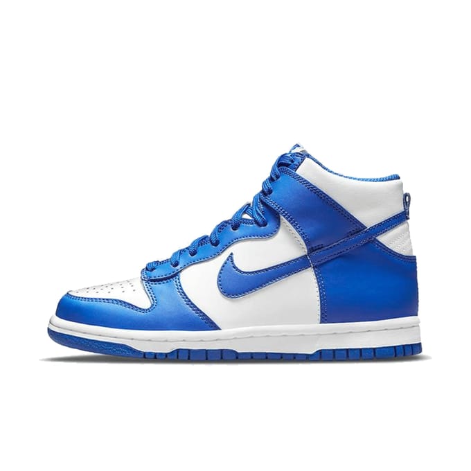 Nike Dunk Hi Retro Sneakers - Blauw/Wit