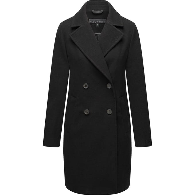Navahoo Frostjuwel dames overgangsmantel met elegante strependetails