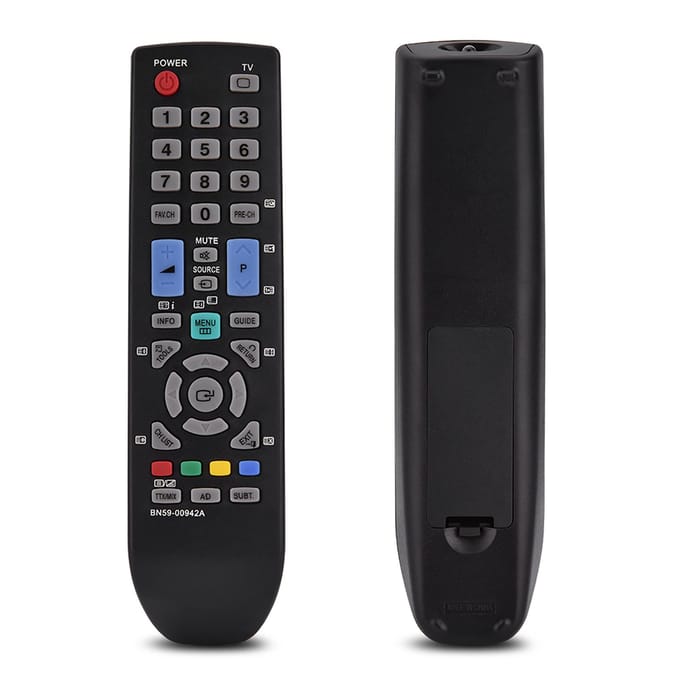 Télécommande de remplacement pour téléviseur Samsung BN59-00942A blanc