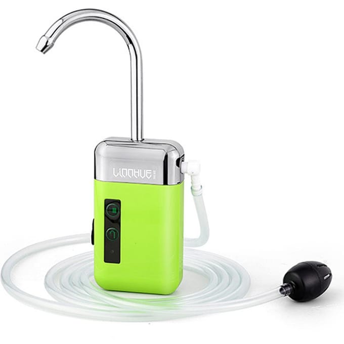 Automatische Waterpomp 3 Modi Automatisch Inductief Pompen USB Opladen Mini Luchtpomp groen