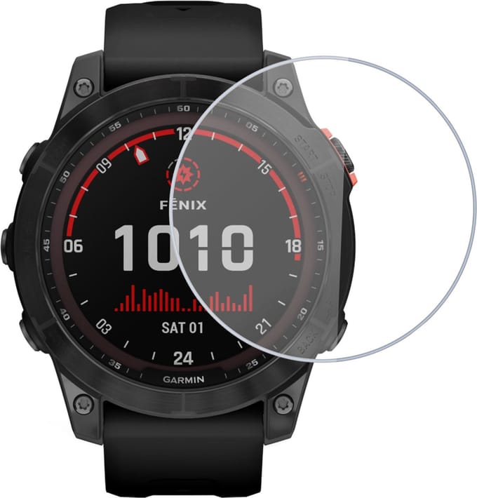 Screenprotector geschikt voor Garmin Fenix 7 / Fenix 7 Solar / Fenix 7 Pro Solar / 7 Sapphire / 7 Pro Sapphire / 7 Sapphire / 7 Pro Sapphire - Folie Screen Protector