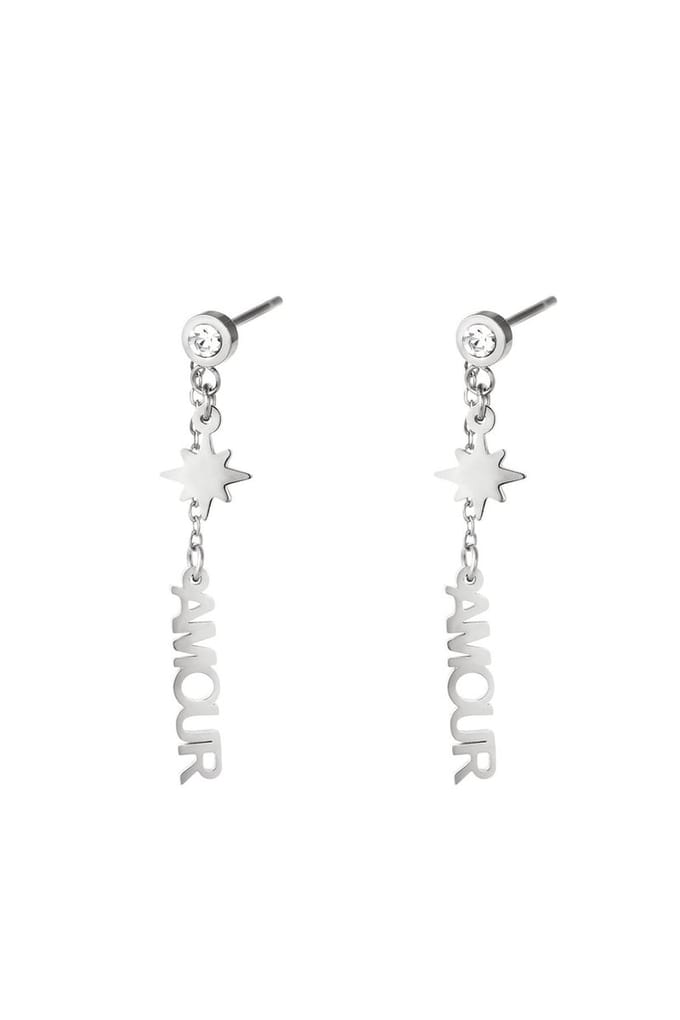 Earrings - oorbellen - amour - cadeau voor haar -Yehwang