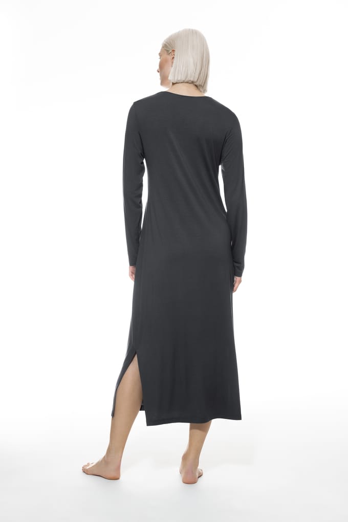Nachthemd lange mouwen Serie Pure Chic Thunder Grey