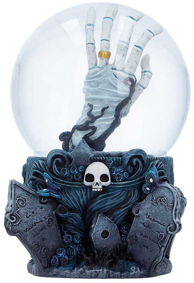 Corpse Bride - Emily's Skeletal Hand - sneeuwbol (Nemesis Now)