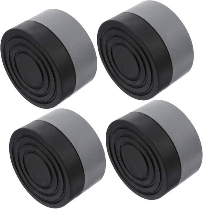 Wasmachine Verhoging - Antislippads - Stabilisatie Apparaten - Absorbeert Trillingen - 4 Cm Hoog - Grijs