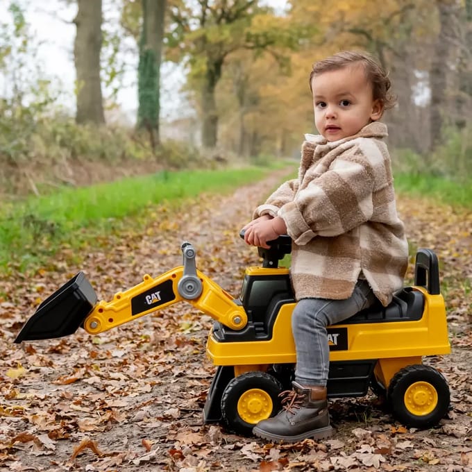 Loopauto Caterpillar CAT wiellader vanaf 1 jaar - Bandits and Angels
