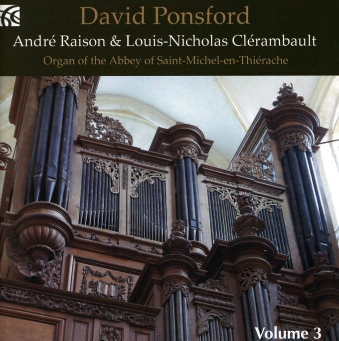 Ponsford David - French Organ Music Volume Three (CD)