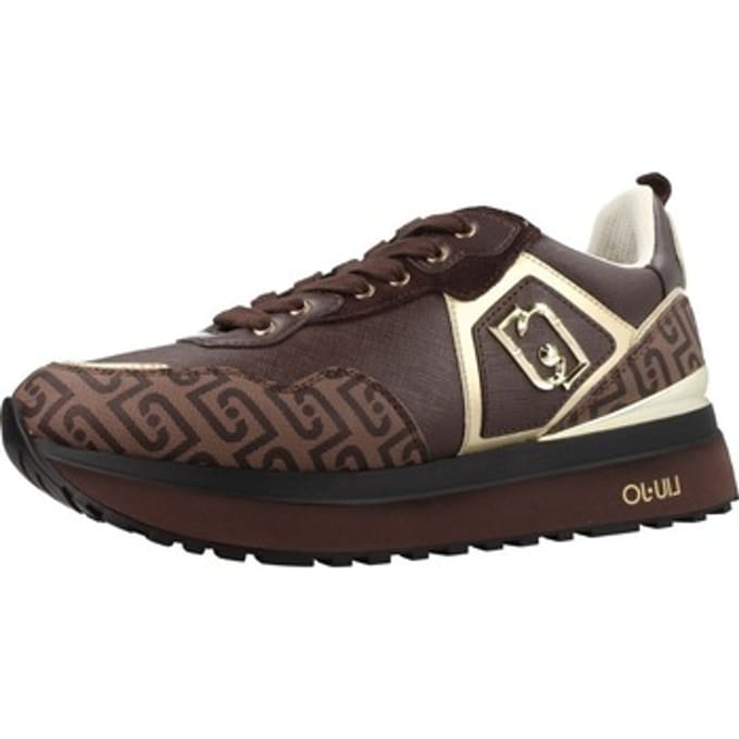 Monogram Print Sneakers Dames Liu Jo Maxi Wonder 01