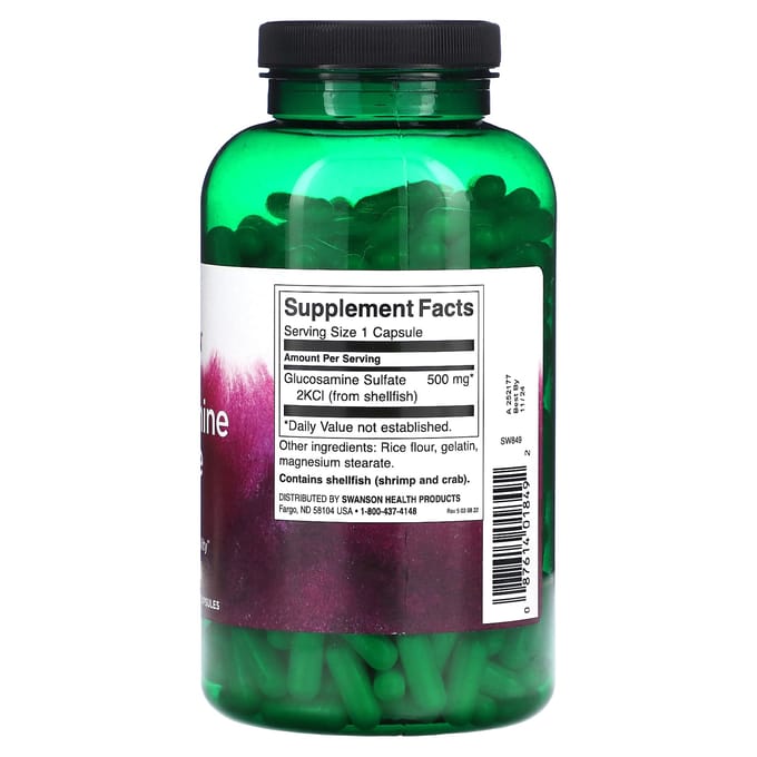 Glucosaminesulfaat 2Kci, 500 mg, 400 capsules