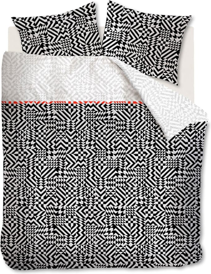 Beddinghouse Kumiko Dekbedovertrek - Litsjumeaux - 240x200/220 cm - Black