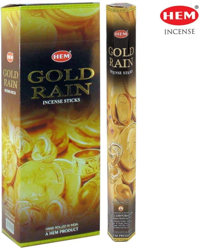 HEM Wierook Gold Rain  (6 pakjes)