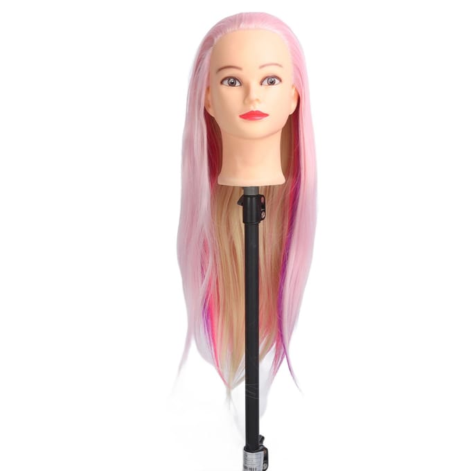 Haar Oefenpop Hoofd Kapper Cosmetologie Mannequin Oefenhoofd 4 Kleuren beige
