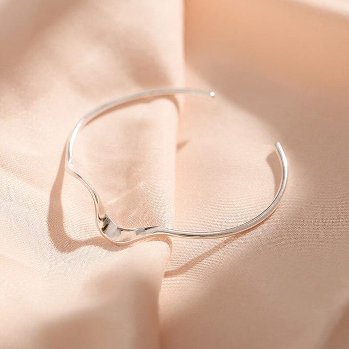 Verstelbare 925 Sterling Zilveren Armband & Bangle voor Vrouwen Mode Elegant Feestsieraden black